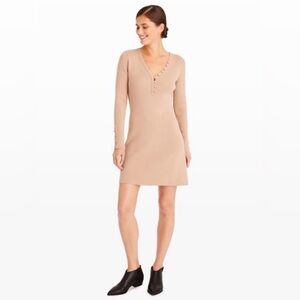 Club Monaco merino wool evangah beige dress size large